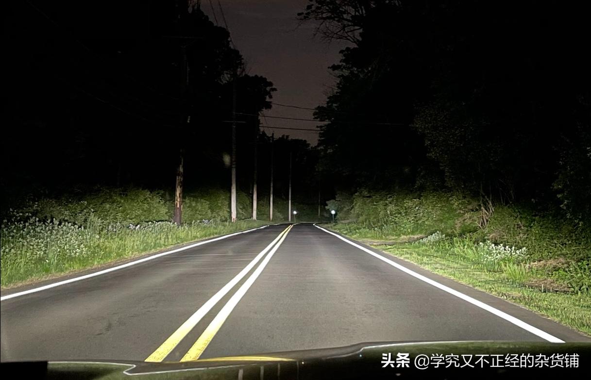 不带透镜led大灯实测,led车灯不加透镜带灯罩