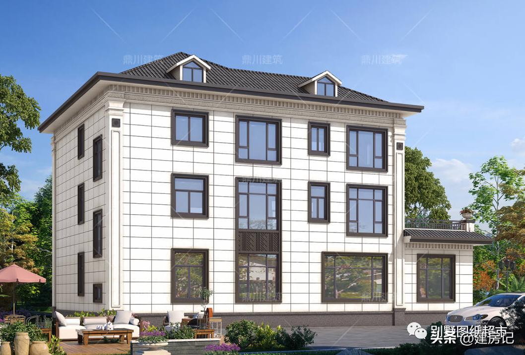 浙江自建房跃层设计,美墅住宅建房设计