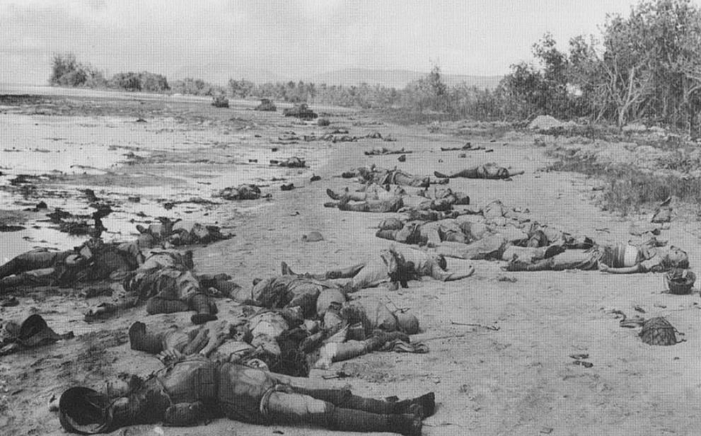 人间惨剧！瓜岛战役结束后，美军从日军胃中发现人肉残渣和脚趾