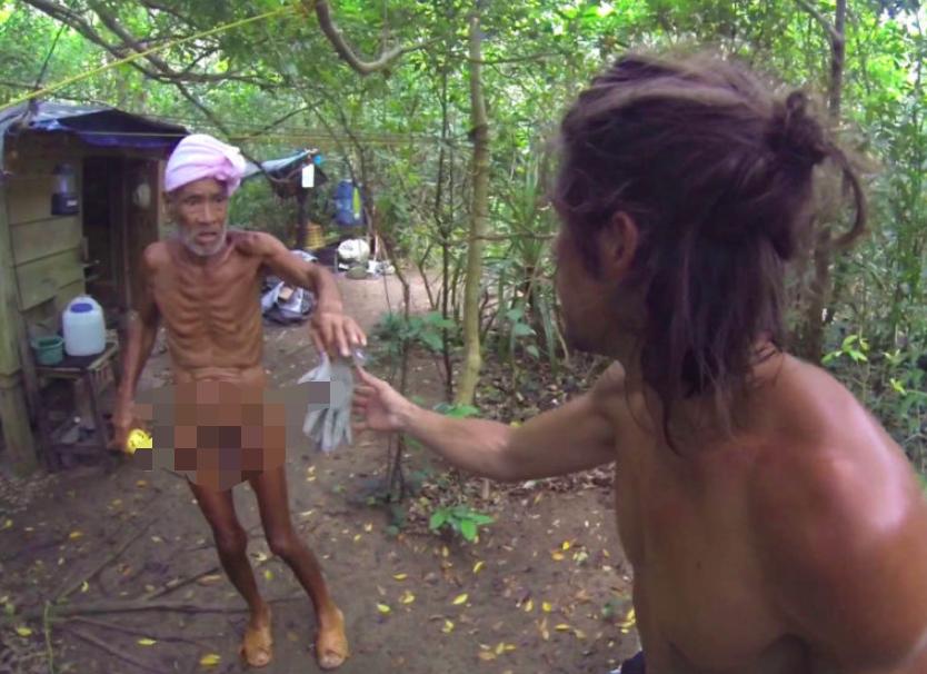 73岁日本大爷荒岛生活,日本老人裸居海岛