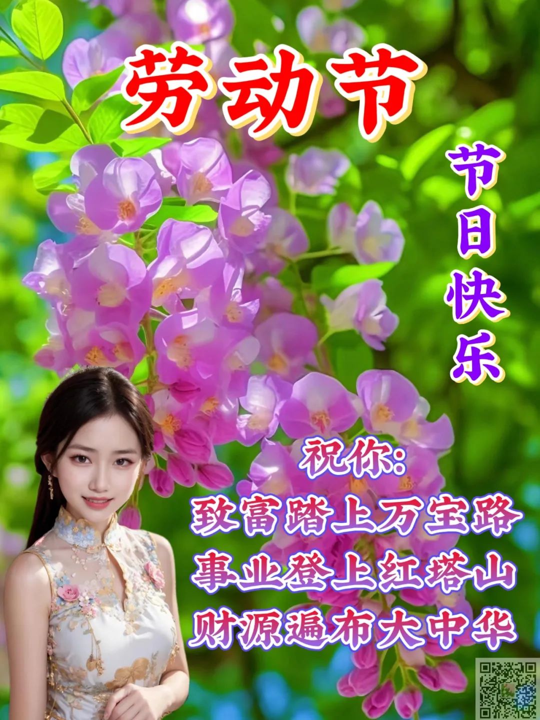 唯美图片早上好祝福语动态表情,劳动节问候动态图片