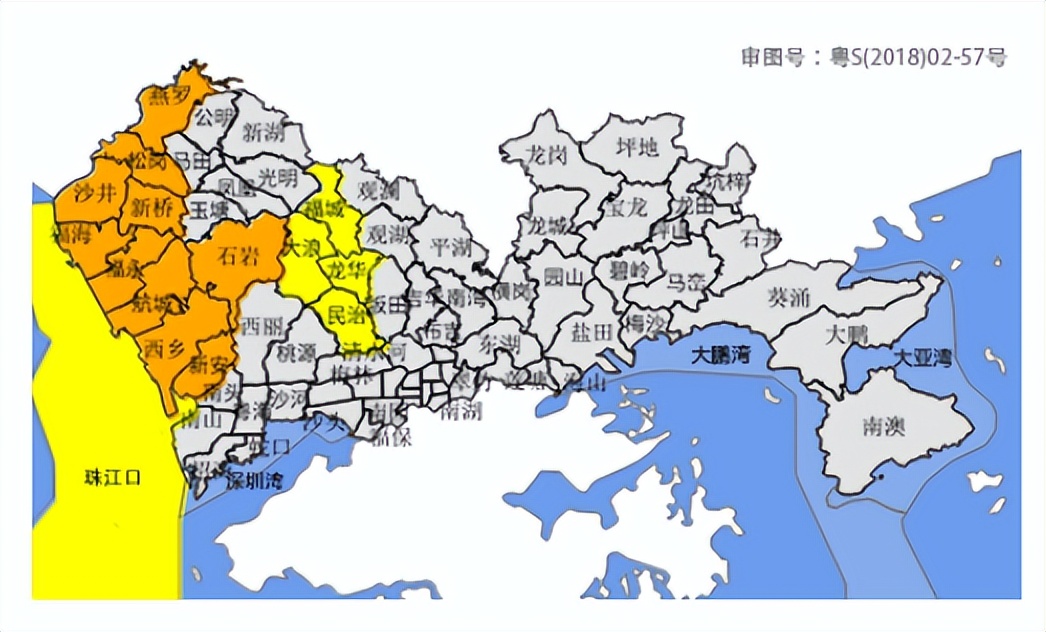 深圳橙色预警,深圳发布分区暴雨黄色预警信号
