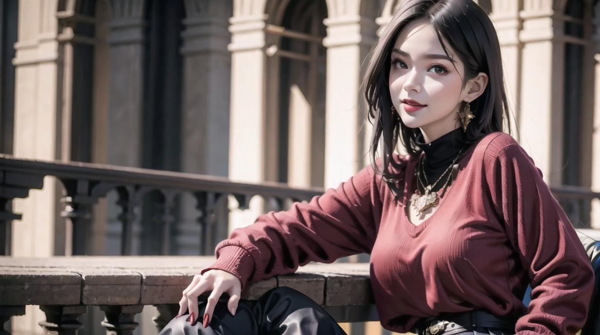 ai二次元少女美图,高颜值ai二次元美女图片