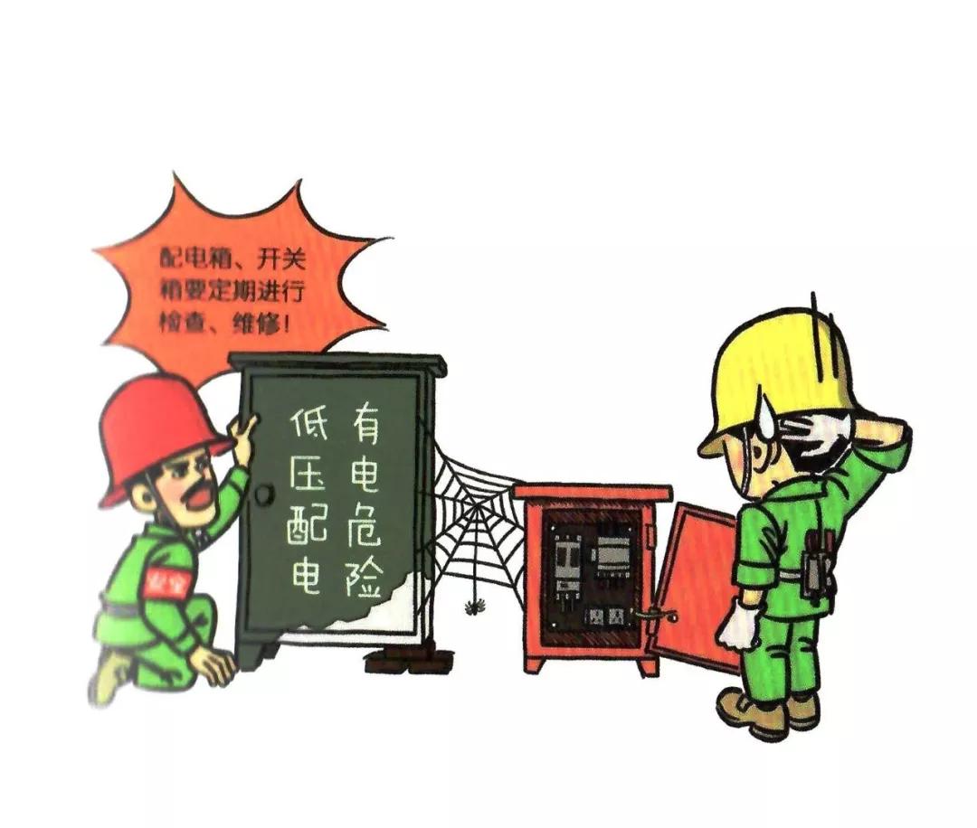 施工现场安全隐患漫画图,施工现场安全警示图片