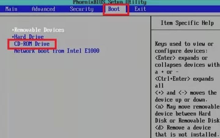 光盘重装系统win10,重装系统怎么从光盘启动