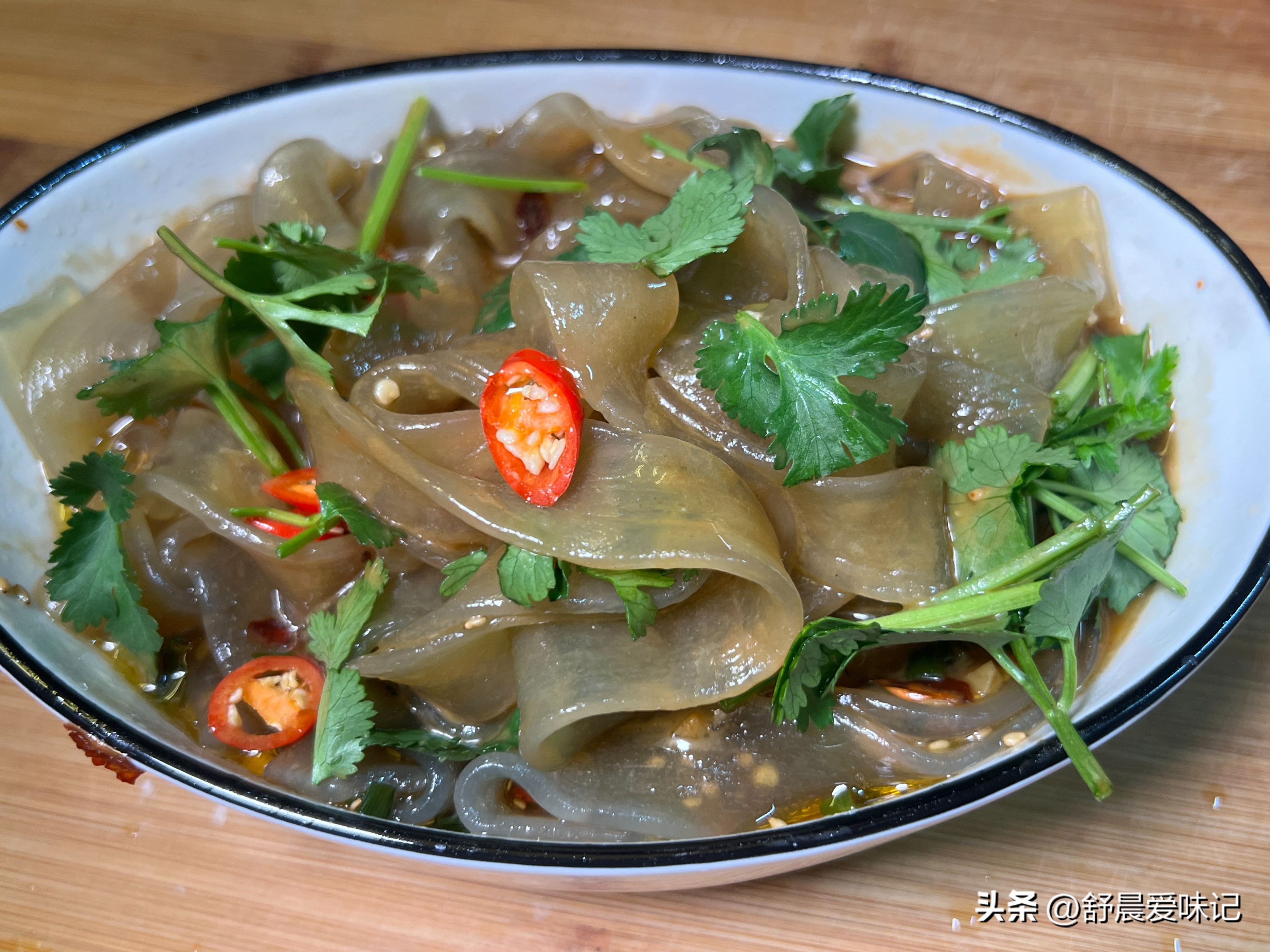 麻酱宽粉好吃的做法,爽滑劲道的麻酱宽粉的做法