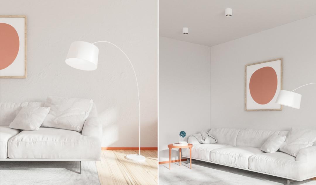 蓝橙色彩构成,活力橙配色装修