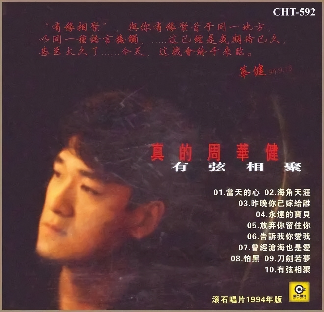 1994年华语乐坛金曲top100,1993华语乐坛金曲