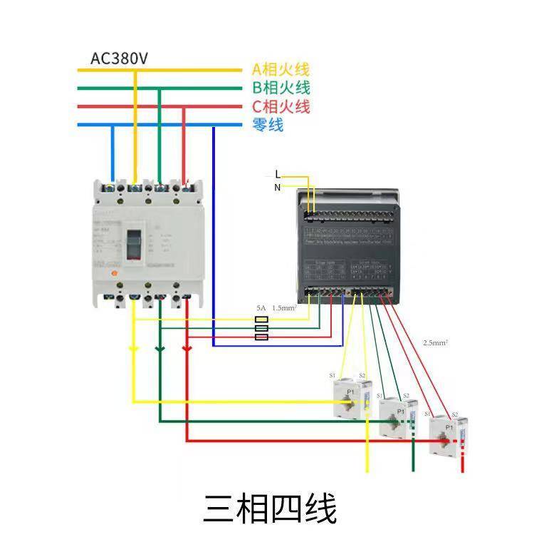 电能表与电流互感器的选型,开合式电流互感器与电度表的安装