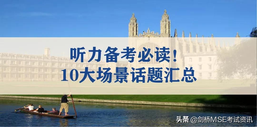 英语备考必看,英语听力训练100个常见话题