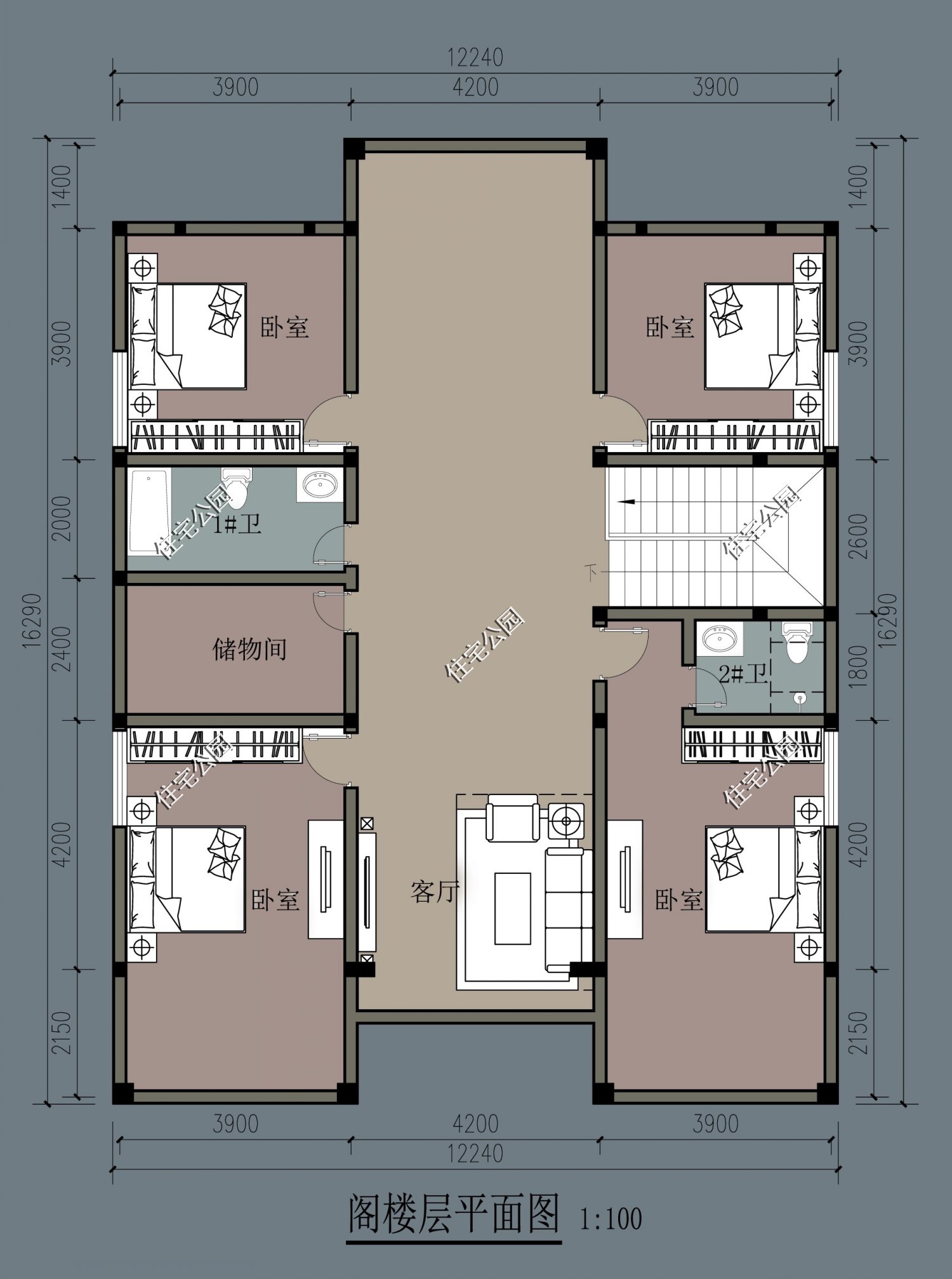 最实用100平农村别墅自建房,当下最流行的农村一层别墅