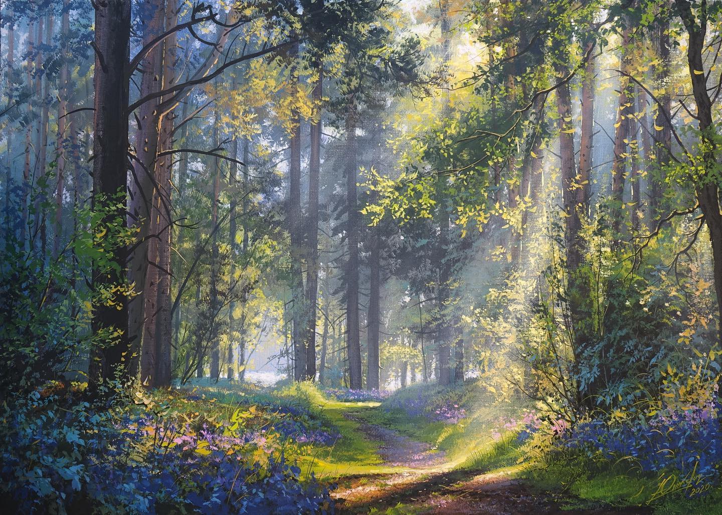 画家维克多风景画图片,维克多丙烯风景画颜料