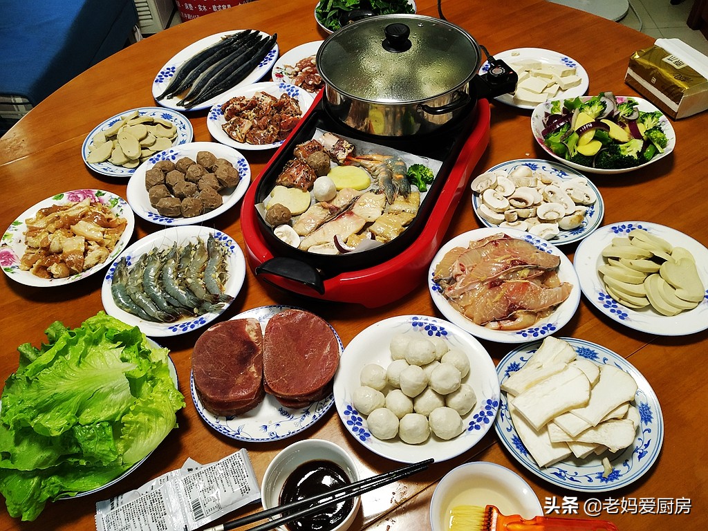 在家用涮烤一体锅,吃喝玩乐涮烤锅一体锅