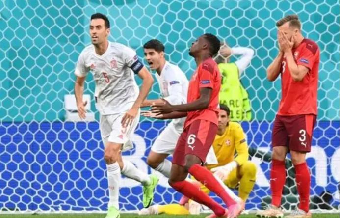 西班牙vs瑞士最新结果,西班牙vs瑞士西班牙的首发