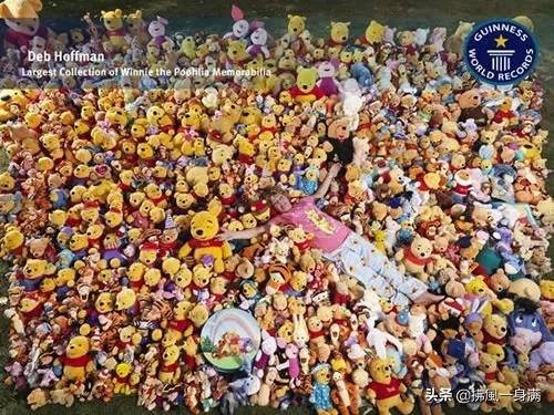 世界上最大的小熊维尼收藏有超过9000件熊物品