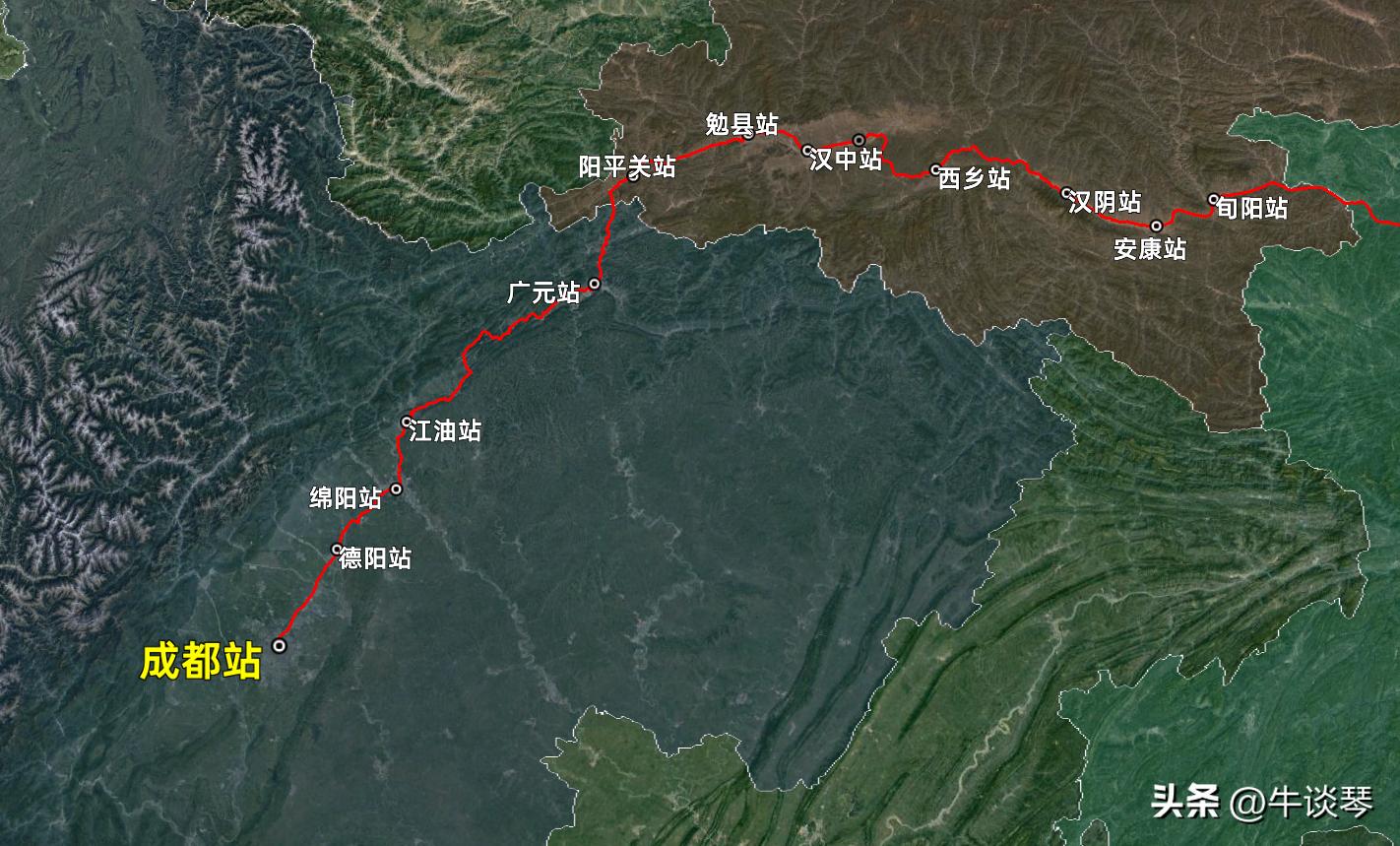 K424/K421次列车线路图：四川成都开往浙江宁波，全程2438公里