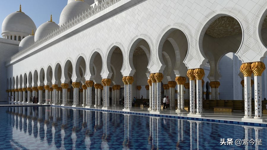 阿联酋阿布扎比最奢华的清真寺,世界上最豪华的清真寺阿布扎比