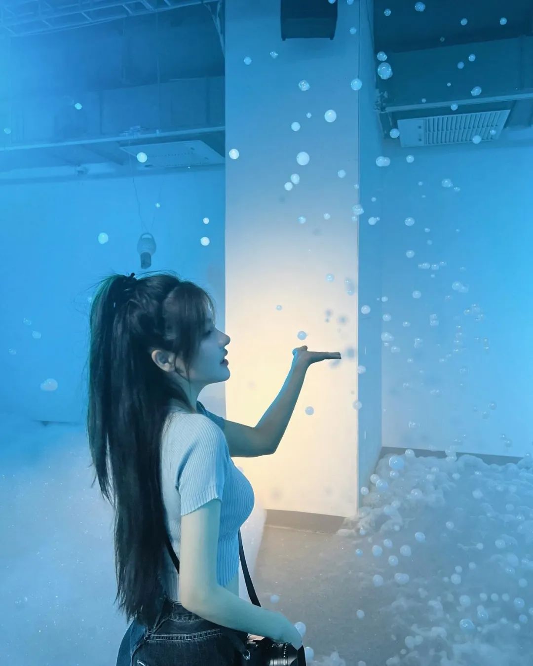 ins女神。如果不能一夜暴富，一夜抱你也好