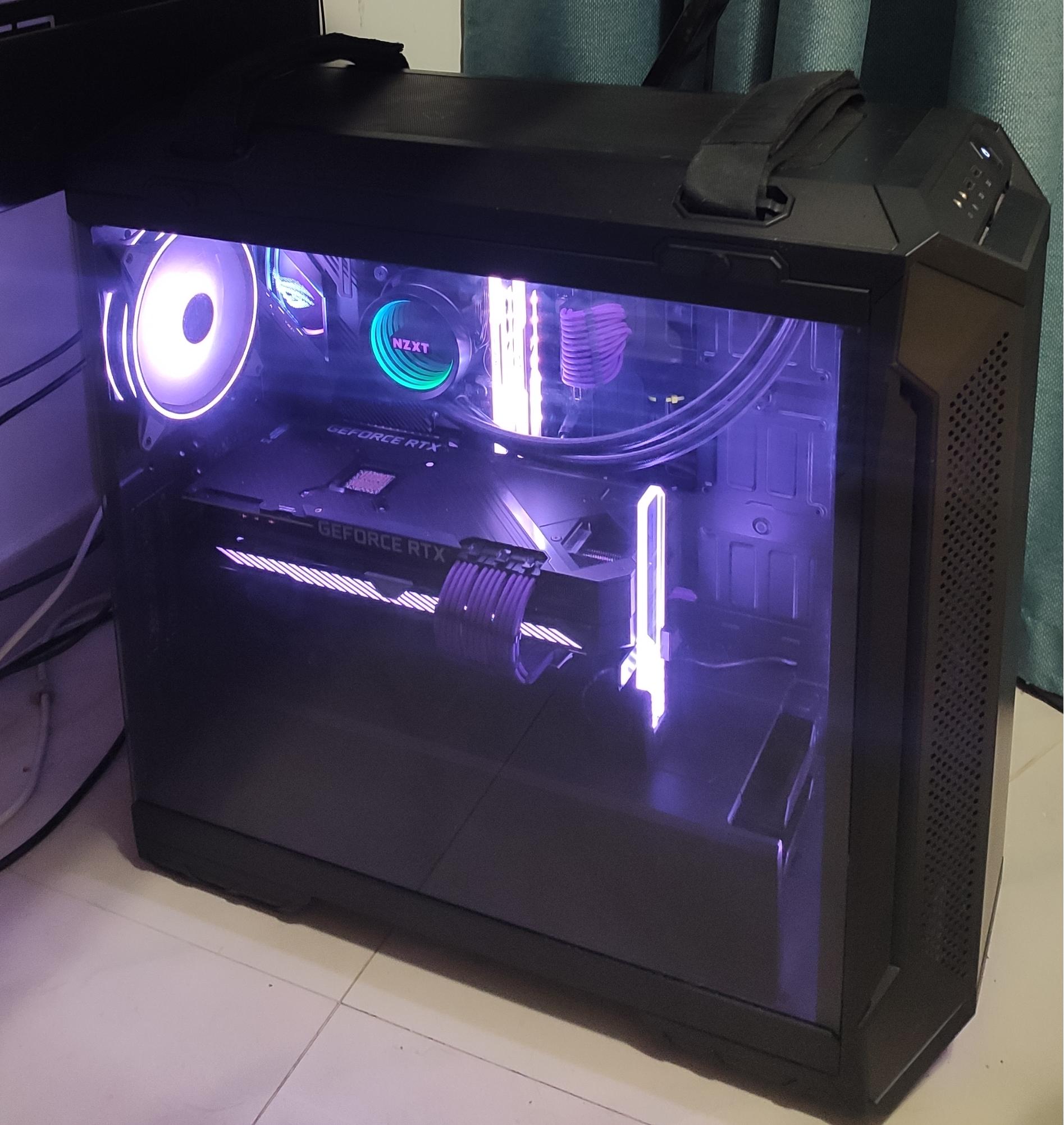 华硕GT502+TUFRTX4090全黑海景房方案作业,你想知道的坑都在这里