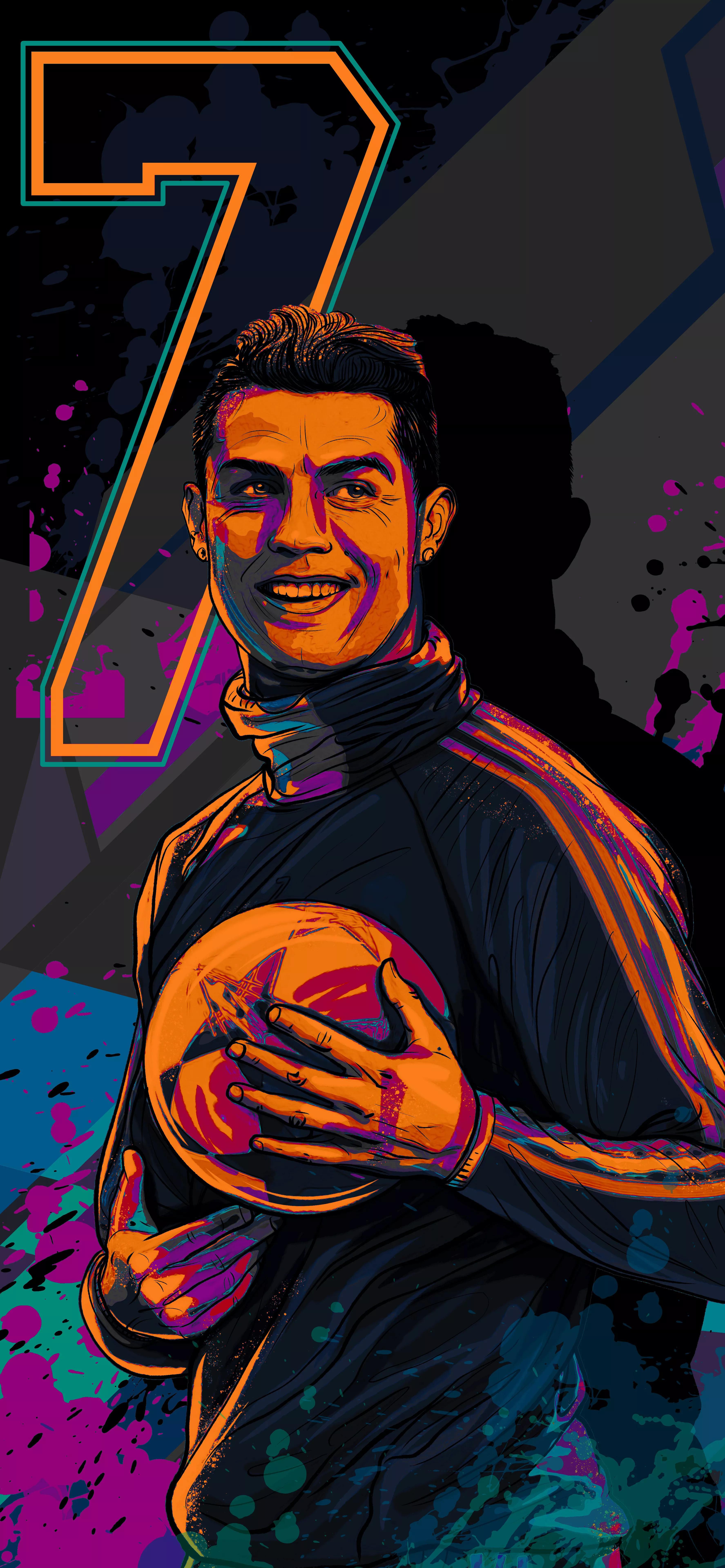 足球明星壁纸全屏高清4k,手机壁纸足球明星c罗