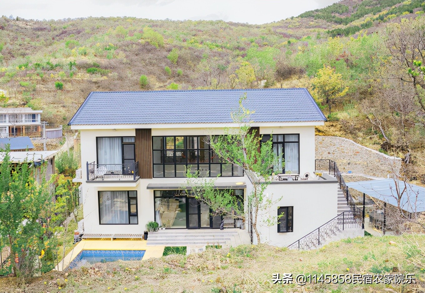 平谷金海湖浅山石语民宿,北京平谷桃花谷民宿