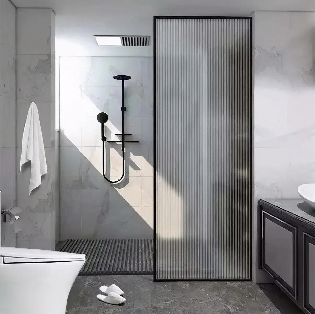 极窄边框玻璃隔断效果图,设计改变生活极简玻璃隔断