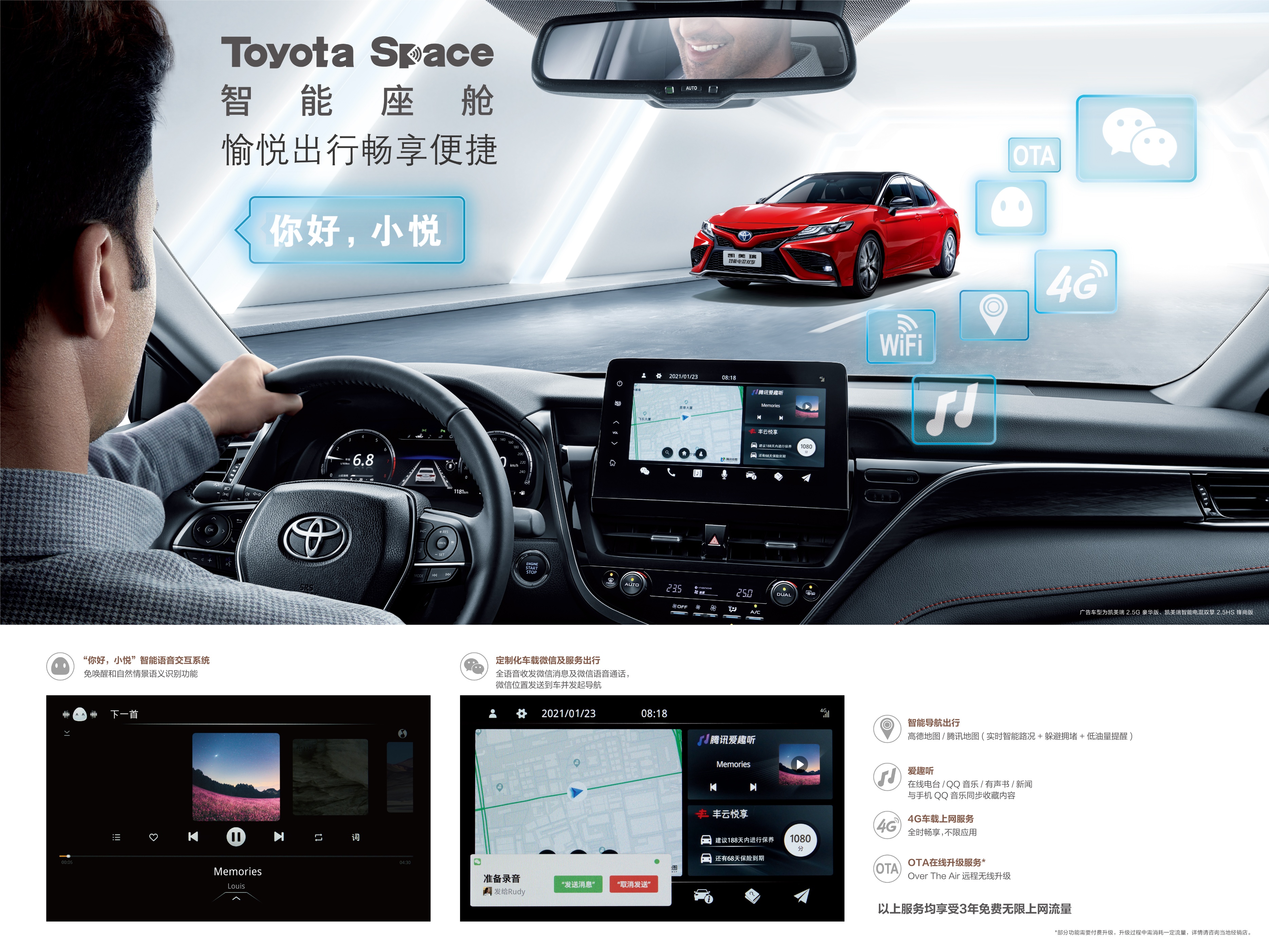 凯美瑞第八代：五年增配不加价，性价比领跑中高级旗舰车市