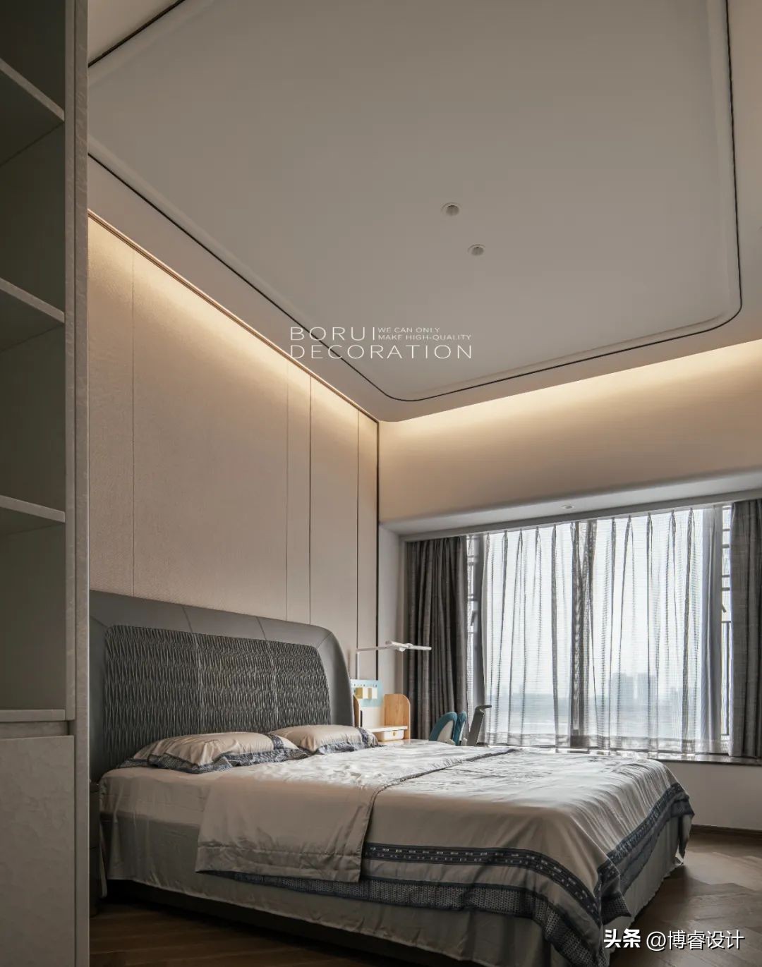 250㎡江景精装房改造,轻奢风格+收纳系统优化