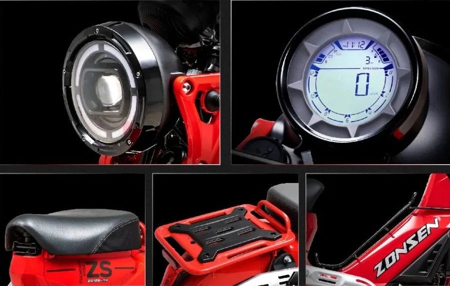 宗申幼兽zs110复古弯梁,宗申复古弯梁幼兽