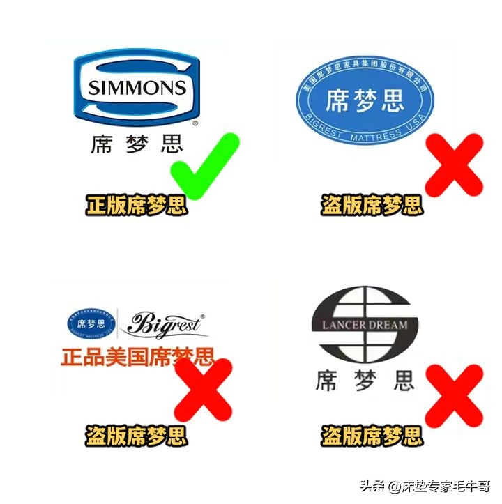 怎么分辨床垫品牌真假,怎样分辨床垫牌子的真假