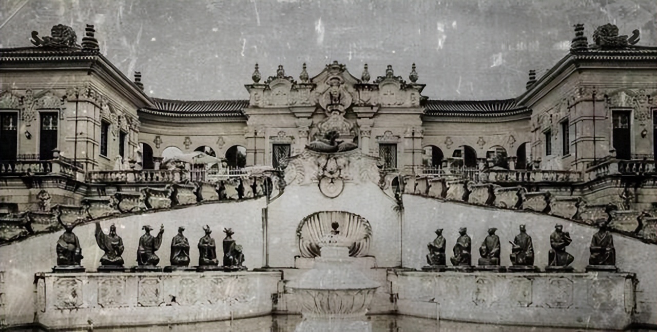 英国拍卖圆明园图片,圆明园烧毁前照片在英国拍卖