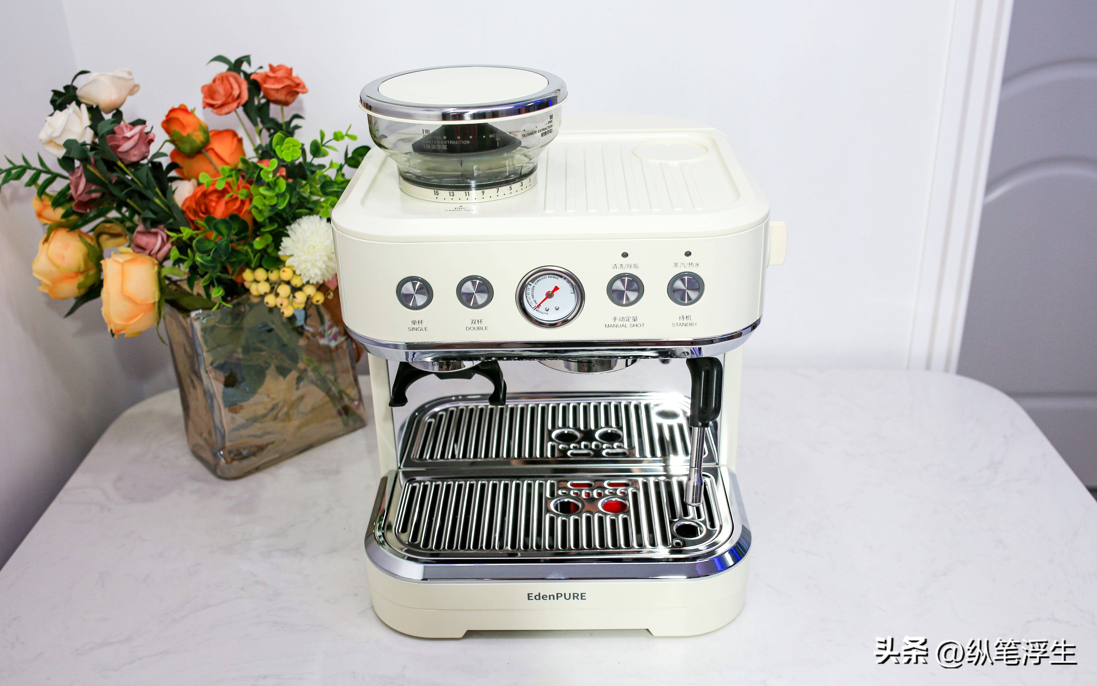 在家也能享受专业咖啡师手艺，宜盾普EOS意式半自动咖啡机体验