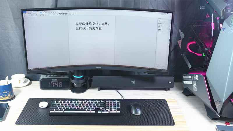 碳纤维桌面用什么桌垫,墨罗碳纤维桌垫