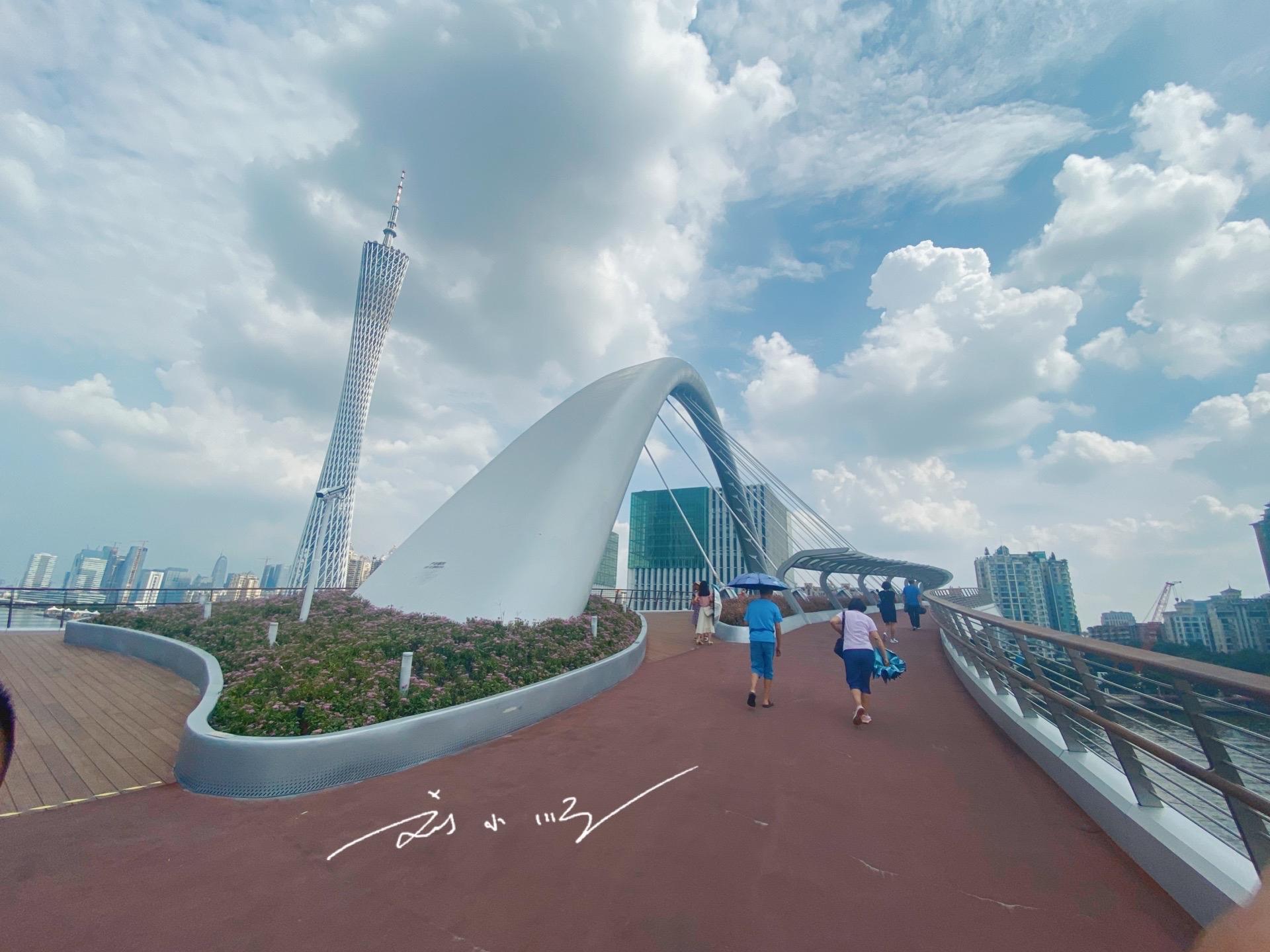 广州海心桥与普通桥有什么区别,广州海心桥全长