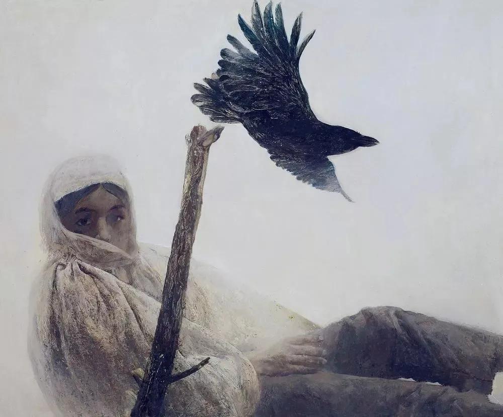 何多苓俄罗斯写生油画,何多苓油画2007