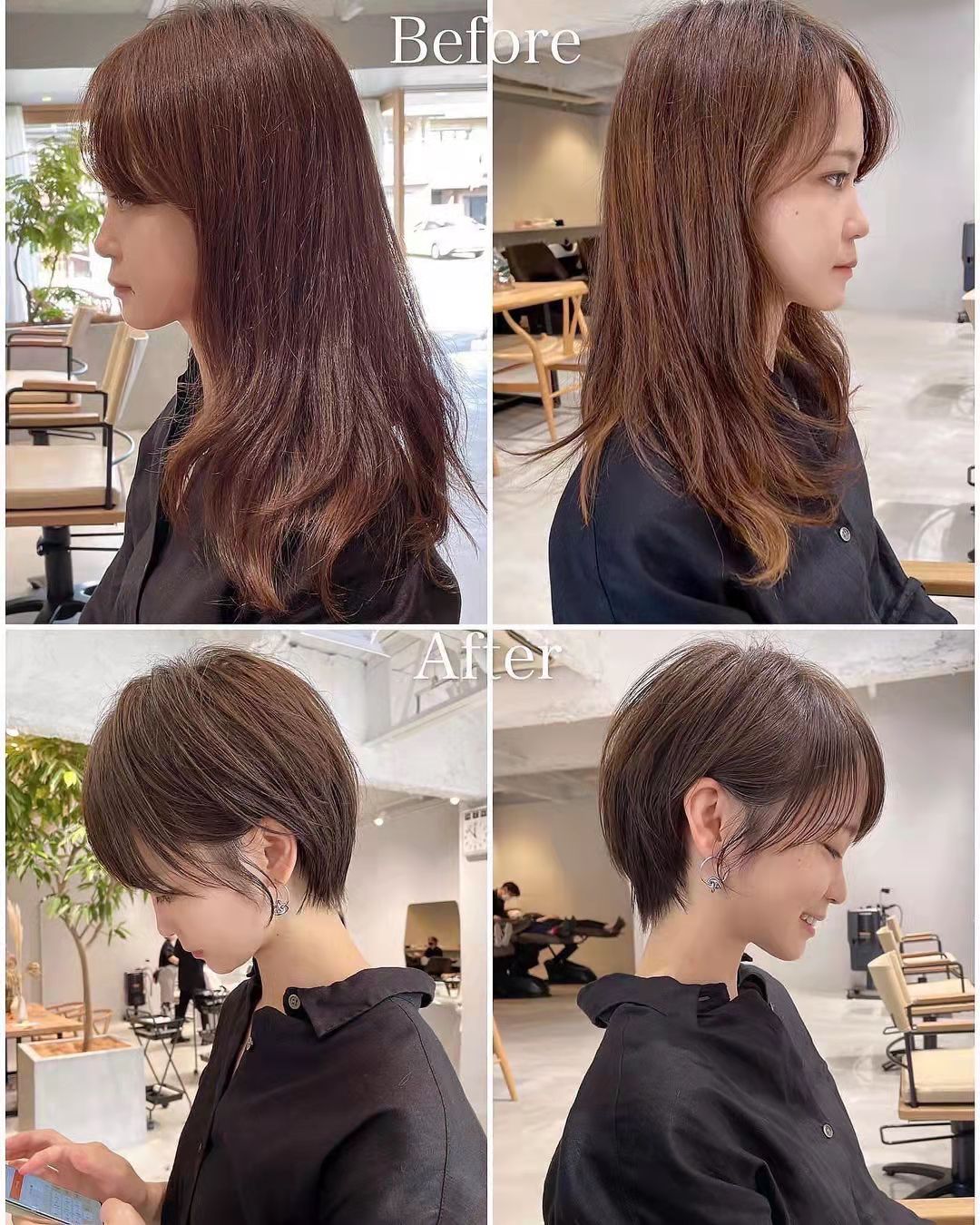 圆脸适合的精灵短发,减龄短发圆脸参考