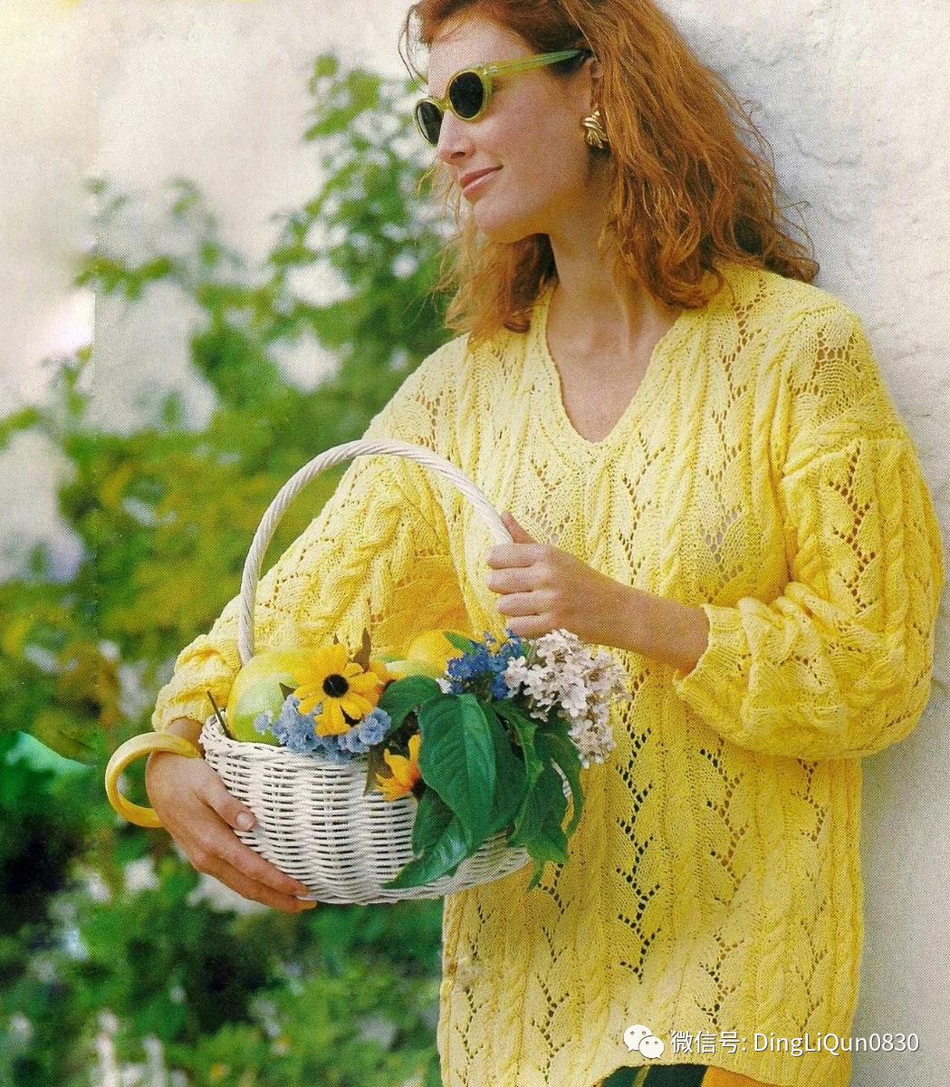 针织套头衫花样,针织作品30款时尚流行的套头衫