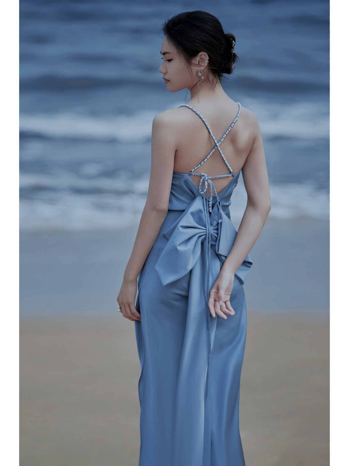 沉浸在爱里的光影婚纱照,超级浪漫的森系草坪婚纱照