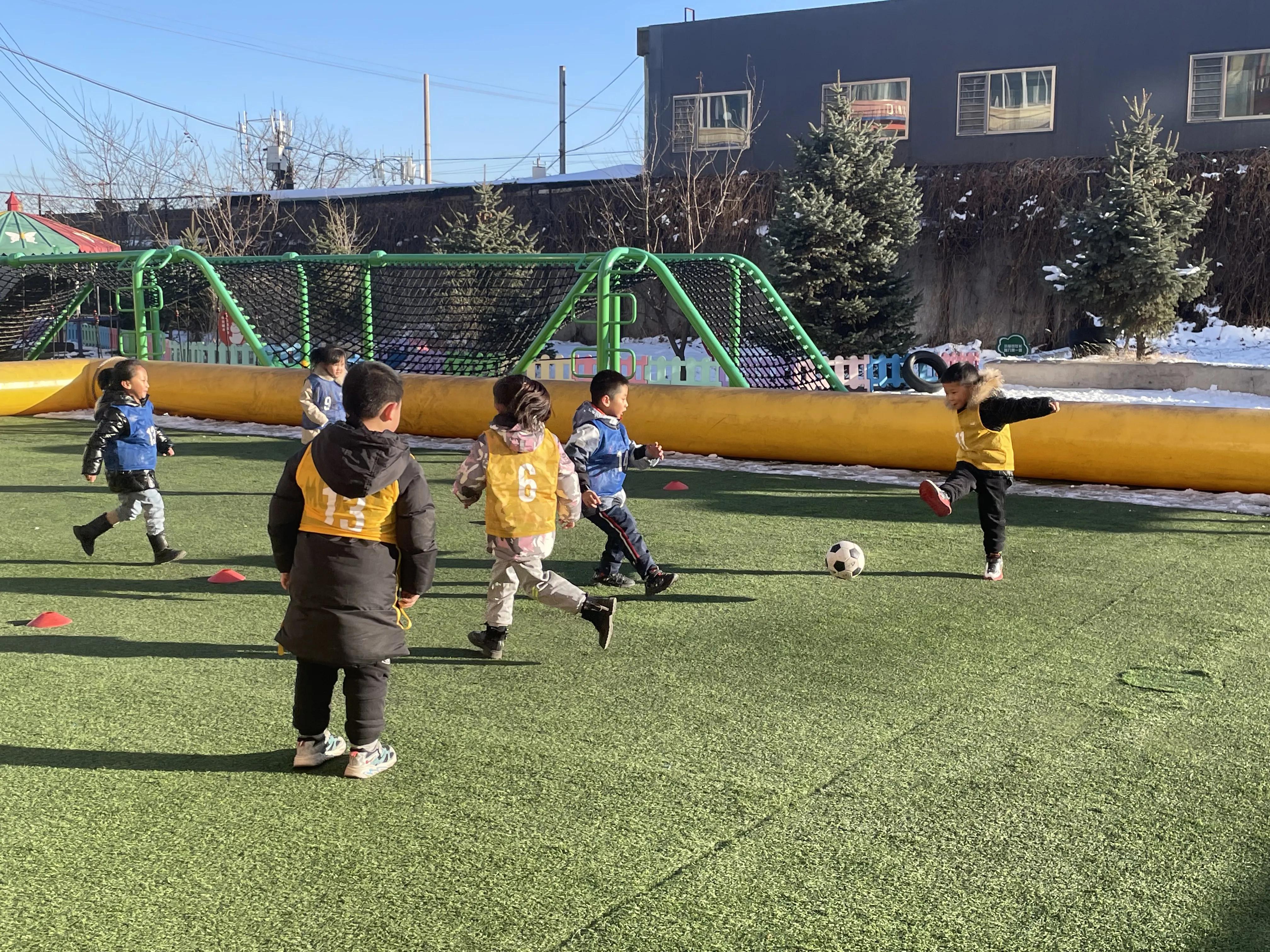 足球小乾坤,平鲁区天明幼儿园