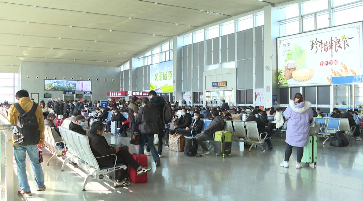 直击春节返程高峰路况高铁,高铁瑞安站