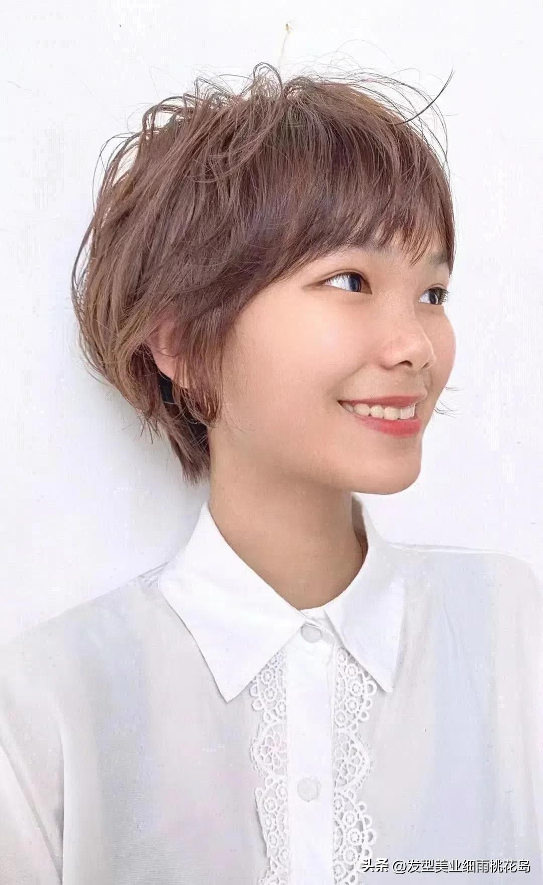 甜酷法式港风短发,甜而不腻短发造型