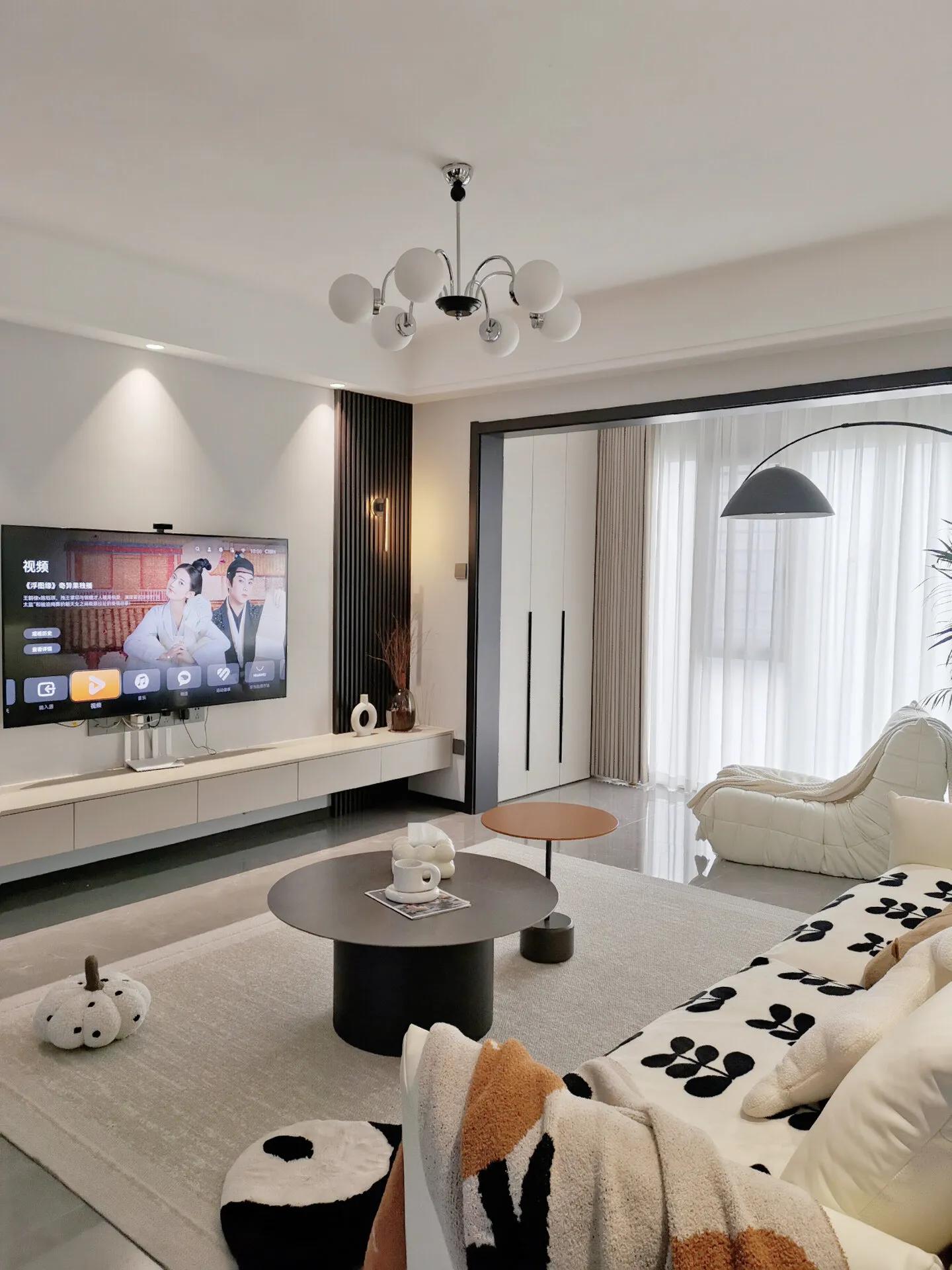 20平客厅新式设计,20款极简风客厅