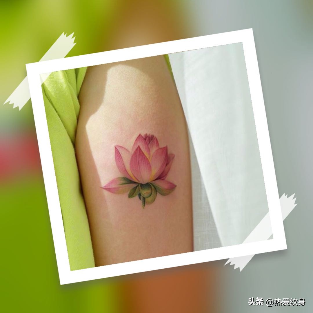 纹身就像你心中的一朵花,纹身像种在你内心深处的一朵花