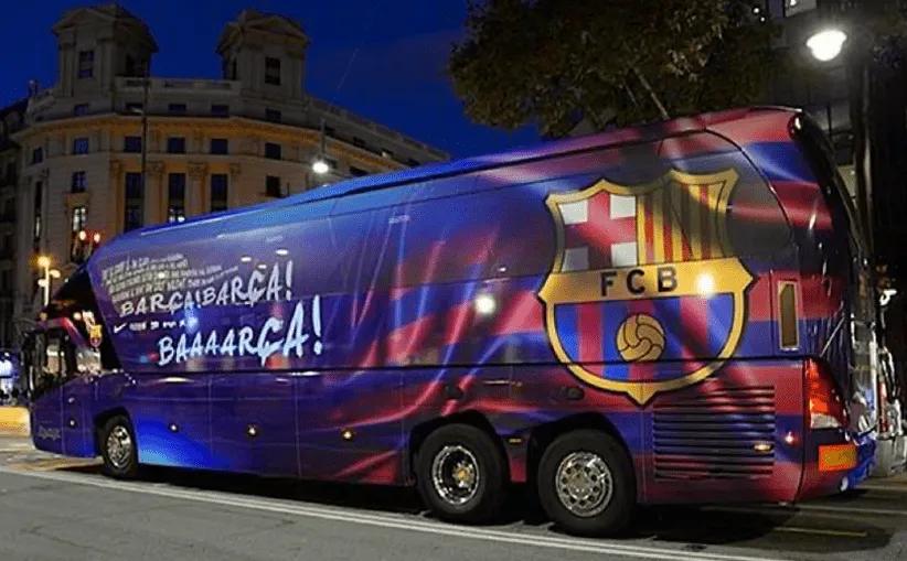 世界顶级球队的大巴车,nba球队的球队大巴