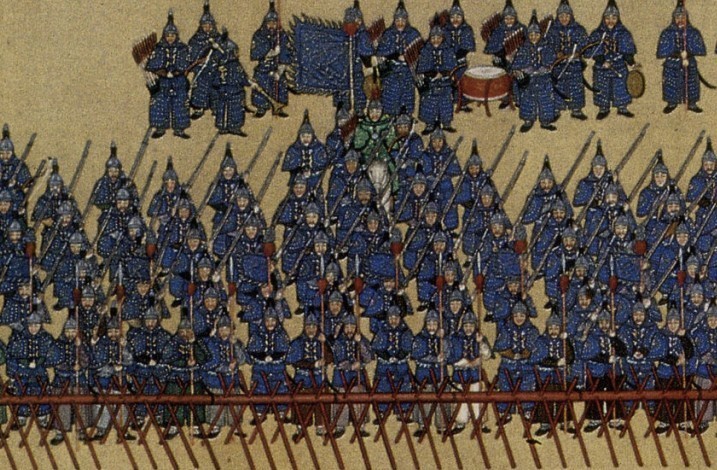 欧洲打仗为什么布阵,欧洲排枪阵