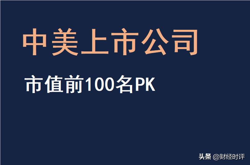 全球上市公司市值前100,全球上市公司市值排名实时