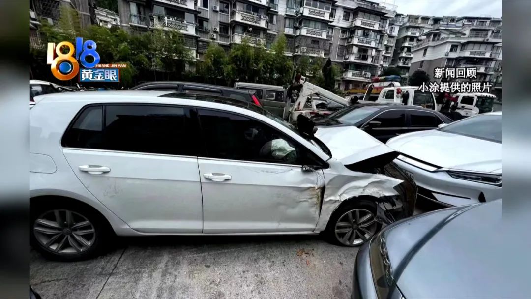 租车撞树,停好的车租车撞树