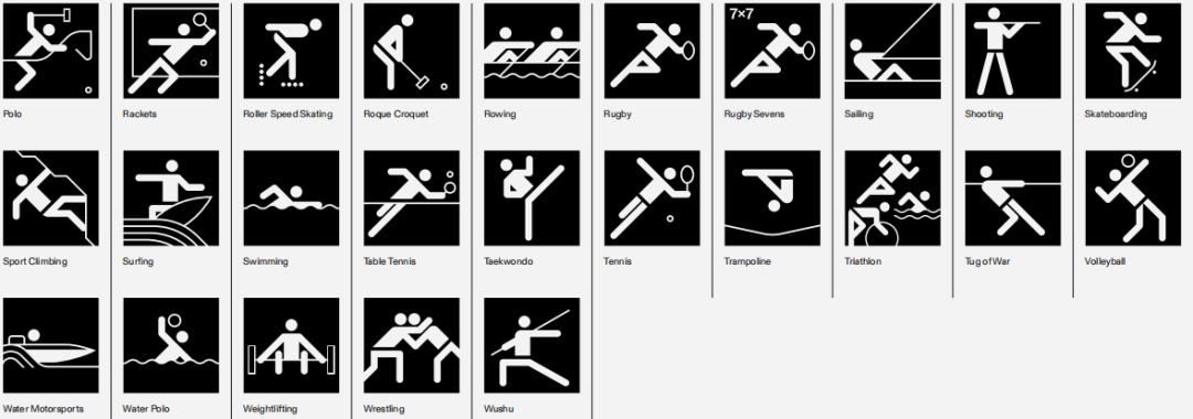 奥运会项目海报前后视觉,奥运会插画简单