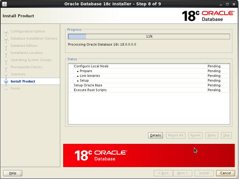 从11.2.0.4升级到18.0.0non-CDB,手动