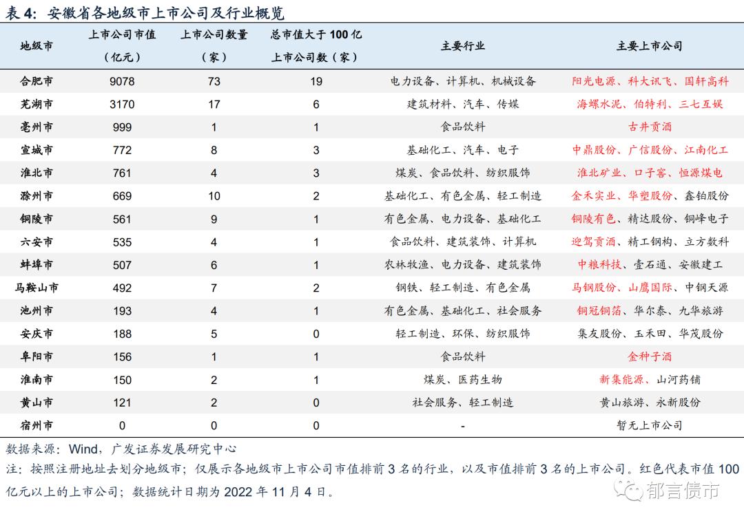 安徽143家城投平台详尽数据挖掘